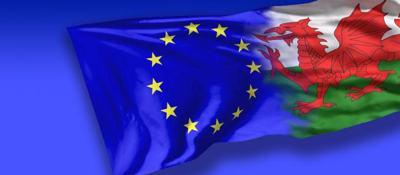 Welsh EU flag